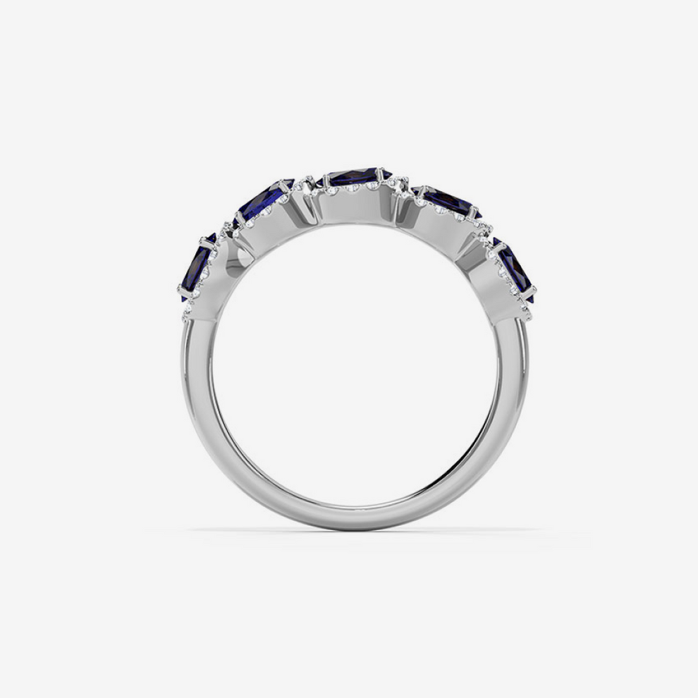 Solid Silver Diamond Bracelet