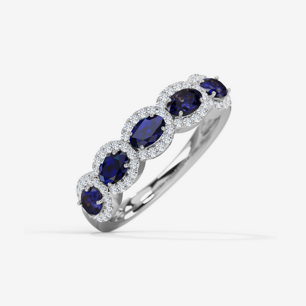 Solid Silver Diamond Bracelet